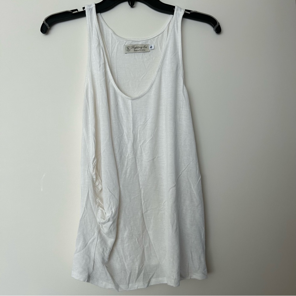 Fighting Eel Racerback Side Ruched Tank Top